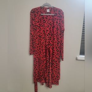 Cabi Mesh Siren Wrap Dress